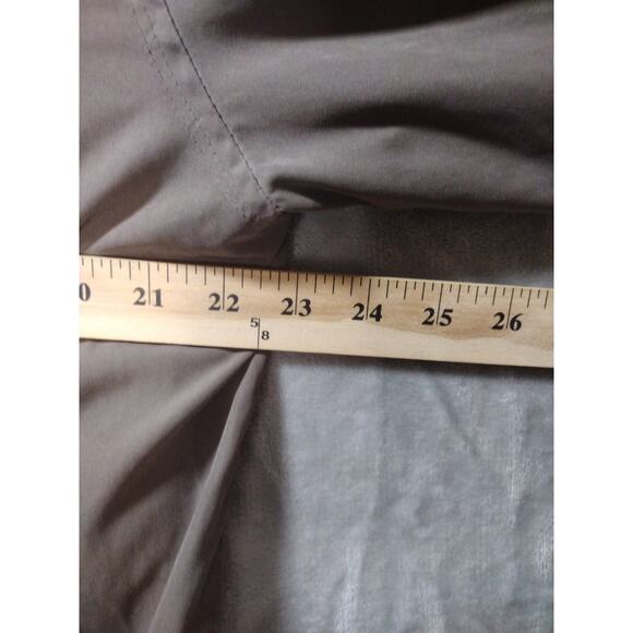 London Fog Mens Jacket Full Zip Long Sleeves Light Gray Inside Pockets Size M - Picture 14 of 15
